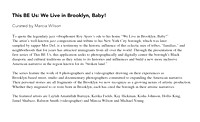 This BE Us: We Live In Brooklyn, Baby!