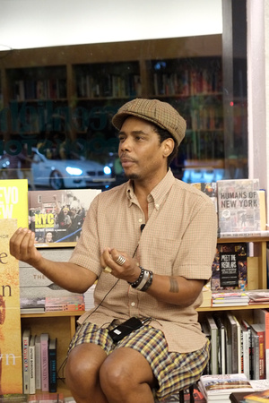 With Jacqueline Woodson at Greenlight Books