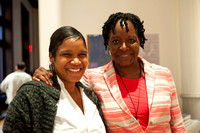 Donna Hill with aspiring writer